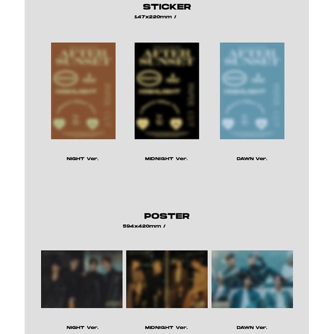 Highlight - NA ZONSONDERGANG (4e mini-album) 3. DAWN Ver. gray