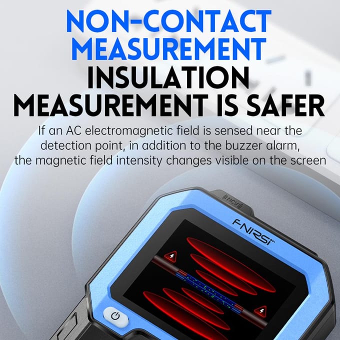 10000 Counts Digitale Multimeter 2,4-inch TFT Scherm Handheld Multimeter Professioneel True RMS veelkleurig