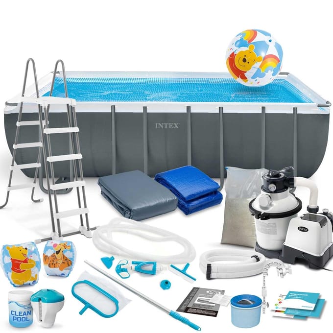 INTEX 26356 Serie - Frame Zwembad - 549x274x132 cm - Mega Set - 21-in-1