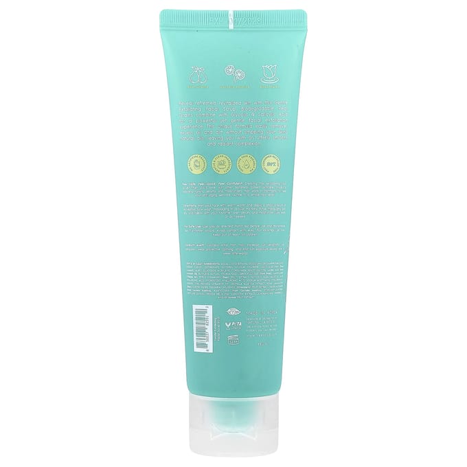 Zachte Exfoliërende Gezichtsscrub, Parfumvrij, 120 ml (4.1 fl oz) blue