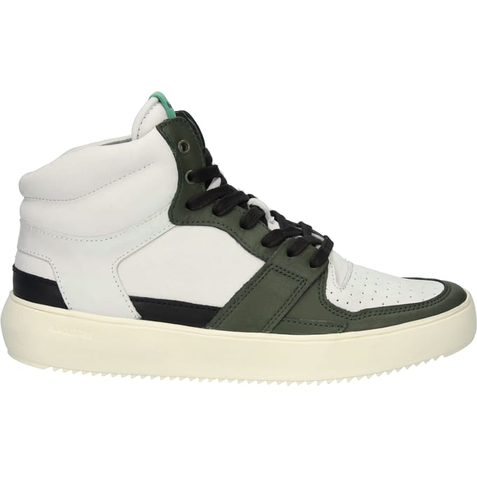 Blackstone DWAYNE - YG02 Off White Green - Sneaker (high) - Man - Off white - Maat: 40