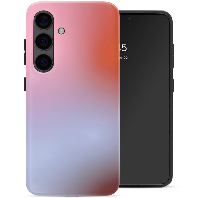 Selencia Hoesje - Geschikt voor Samsung Galaxy S24 - Backcover - Gradient Soft Blush