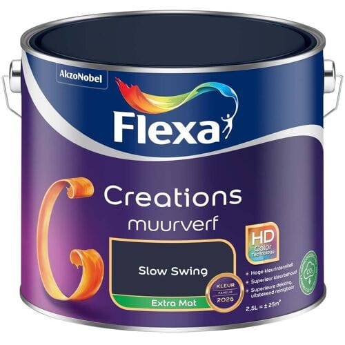 Flexa - Creations Muurverf Extra Mat - Slow Swing - 2,5 L
