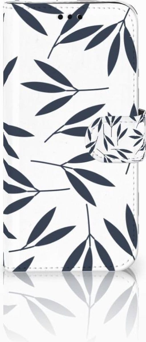 Samsung Galaxy J5 2017 Hoesje Leaves Blue