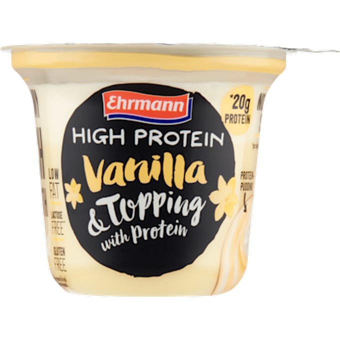 High Protein pudding topping vanille