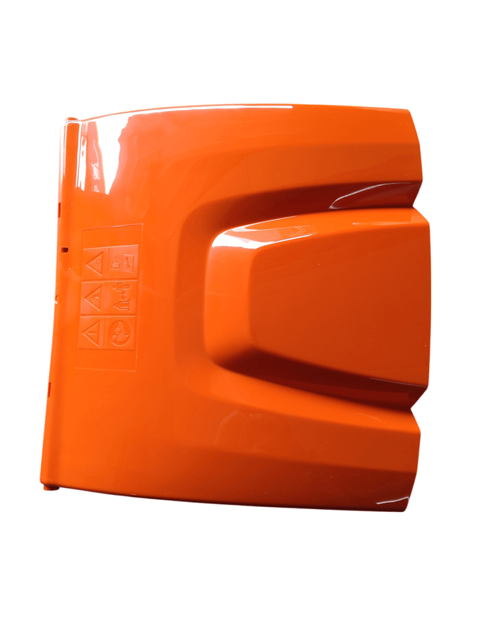 Husqvarna achtervanger klep oranje