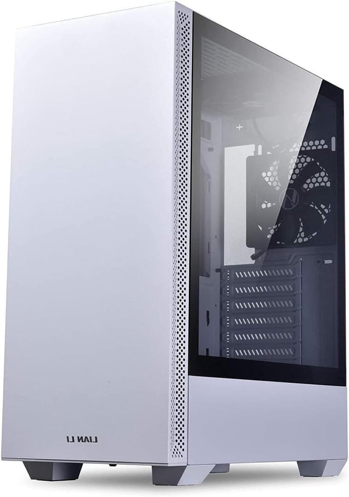 Midi-Tower PC Behuizing - Computerkast Gamingkast - PC Bouwen - Gehard Glas Zijkant - Midi-tower - Wit