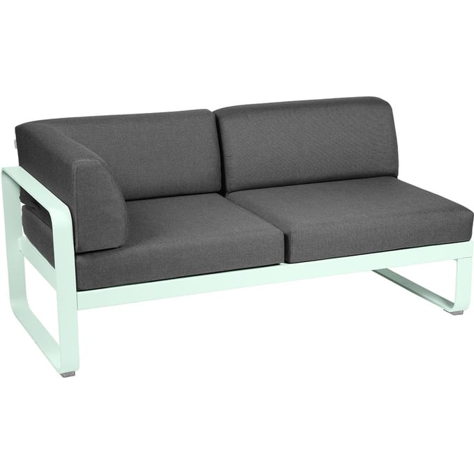 Fermob BELLEVIE hoekmodule links - A7 gletsjermunt - A3 grafietgrijs