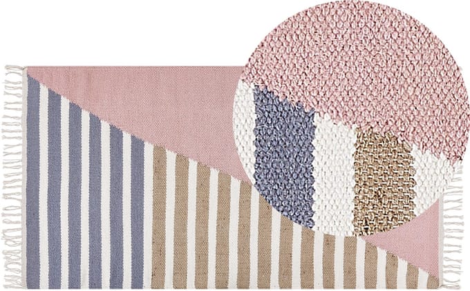ENGIZ - Modern vloerkleed - Multicolor - 80 x 150 cm - Wol