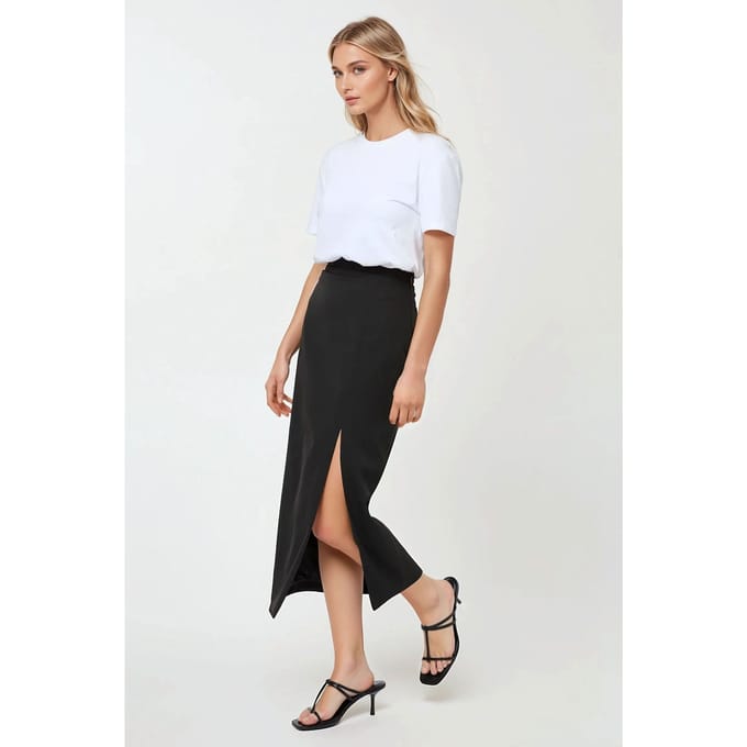 Maxi Bodycon Rok met Splits