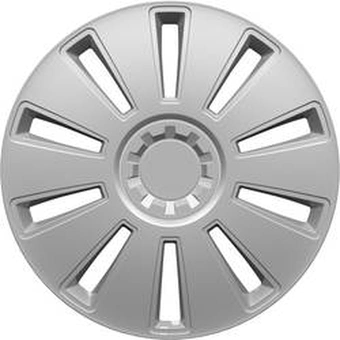 HP Autozubehör GRID Wieldoppen R16 Zilver 1 stuk(s)