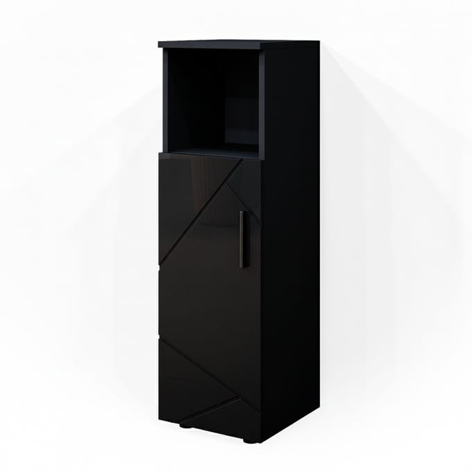 Vicco Irma Halfhoge kast – 30 x 95 cm Antraciet Hoogglans