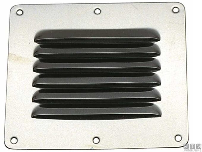 BREG Ventilatierooster RVS - 127 x 115 mm