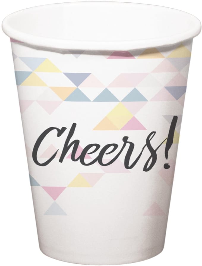 Bekers Iridiscent Cheers 250 ml / 6