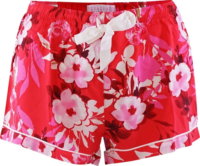 P.J. SALVAGE CO. Pyjamashorts Watercolor Bloom