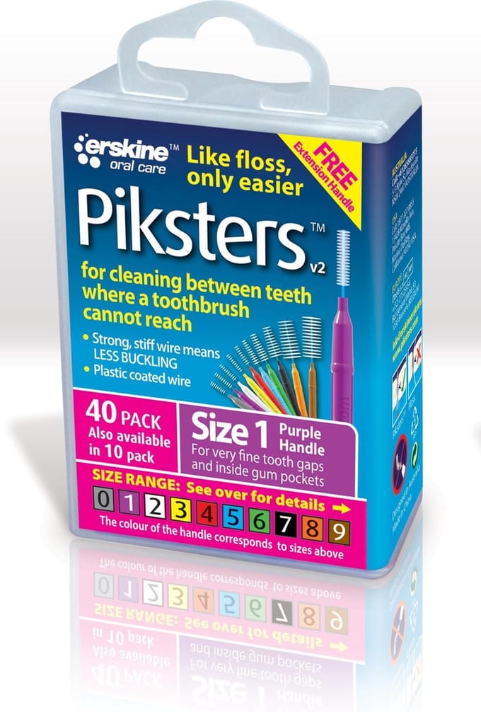 Piksters Ragers Maat 1 Paars 1,9 mm - 40 stuks