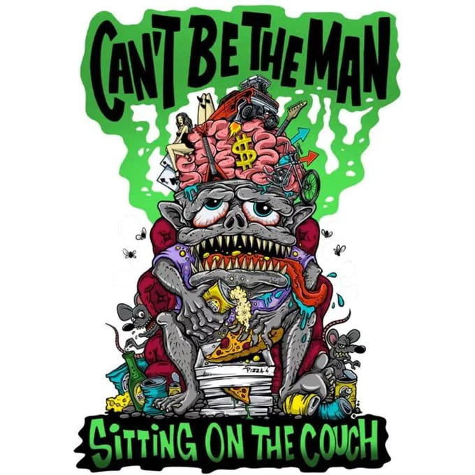 Stickers Lethal Threat Lazy Monster