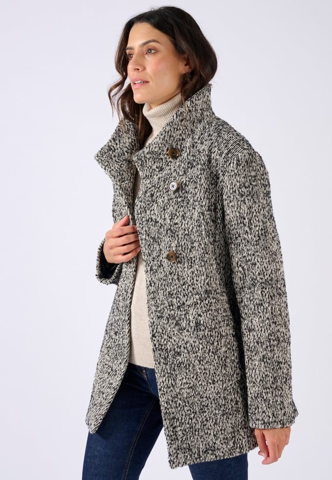Damart - Jas van wolmix Thermolactyl - Dames - Zwart - 48
