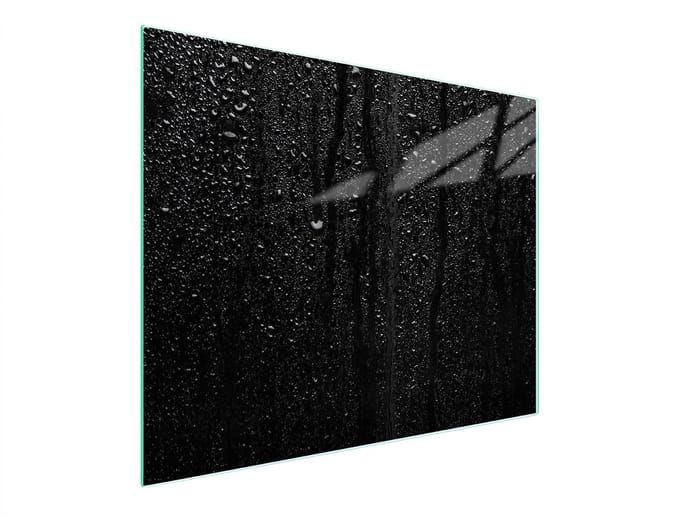 TMK ArtDeko - Snijplank van gehard glas - 52x30 cm - Zwarte kleur