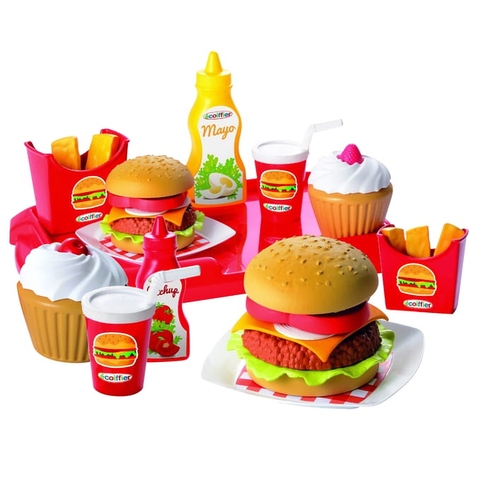 Hamburger set simulatie spelletjes Ecoiffier
