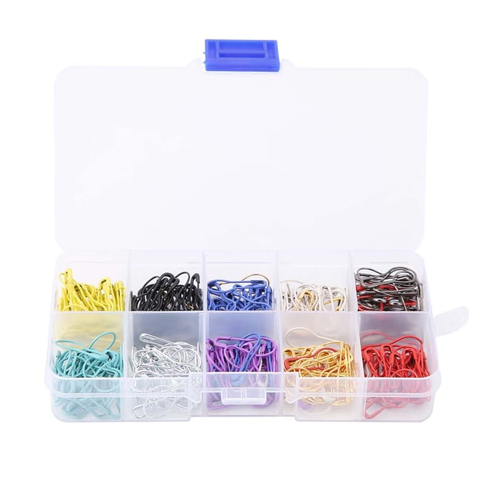 Kleurrijke Kalebas Type Kleine Delicate Veiligheidsspeld Eenvoudige Stijl white