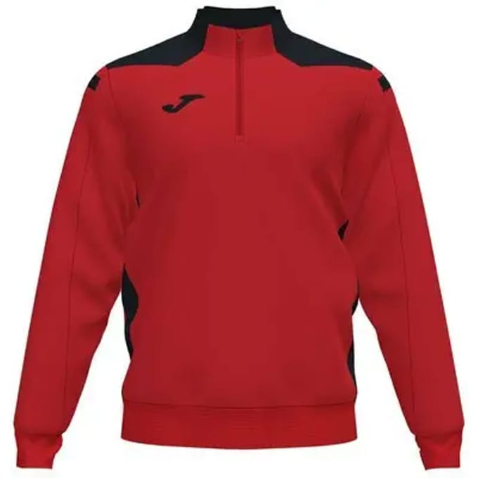 Joma Championship VI Ziptop Kinderen - Rood / Zwart | Maat: 104