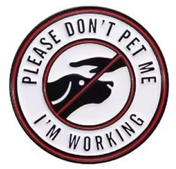 Pin Broche - enamel pin - kledingspeld - Don’t pet