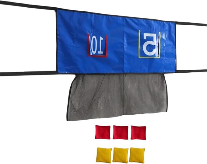 Werpspel Net - Zandzak Spel - Actief Spelen - Waterdicht PVC - 96 cm - Groen