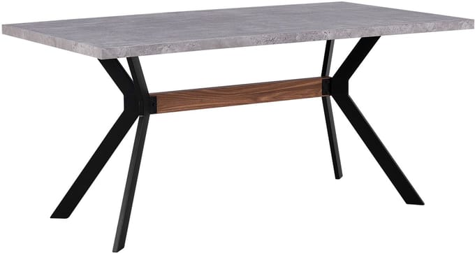 BENSON - Eettafel - Lichtgrijs - 90 x 160 cm - MDF