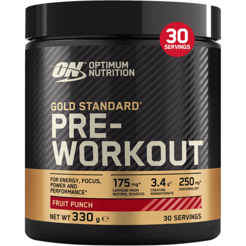 Optimum Nutrition Gold Standard Pre Workout - Fruit Punch - Pre-Workout - 330 gram (30 doseringen)