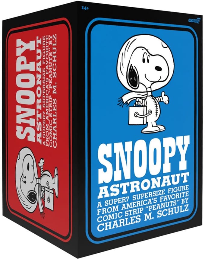 Super7 Peanuts Supersize Vinyl Action Figure Snoopy White Spacesuit 30 cm Beeld