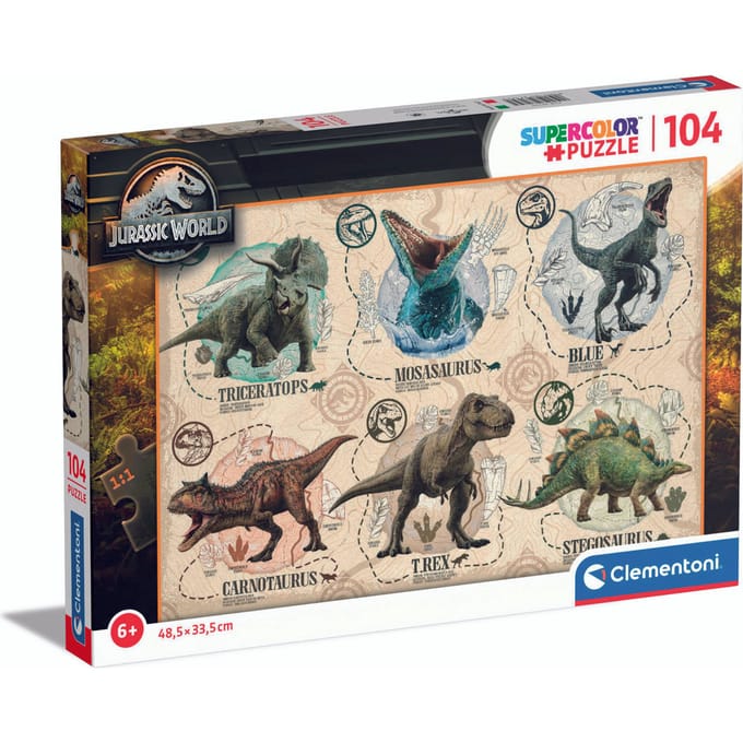 Clementoni - Puzzel - 104 Stukjes - Jurassic World - Puzzel Voor Kinderen - Vanaf 6 Jaar