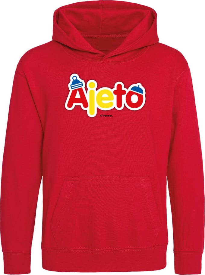 Hooded sweater Ajeto Rood M