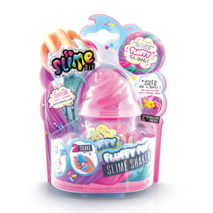 So Slime Fluffy Pop Slime Shakers 3-pack Spelen met slijm
