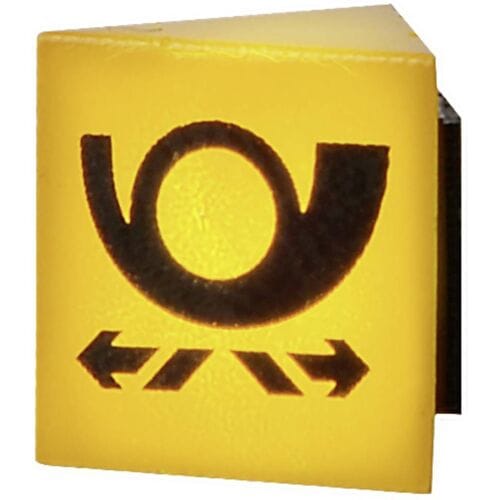 Viessmann Modelltechnik 1371 H0 reclamebord Deutsche Post met LED-verlichting Kant-en-klaar model