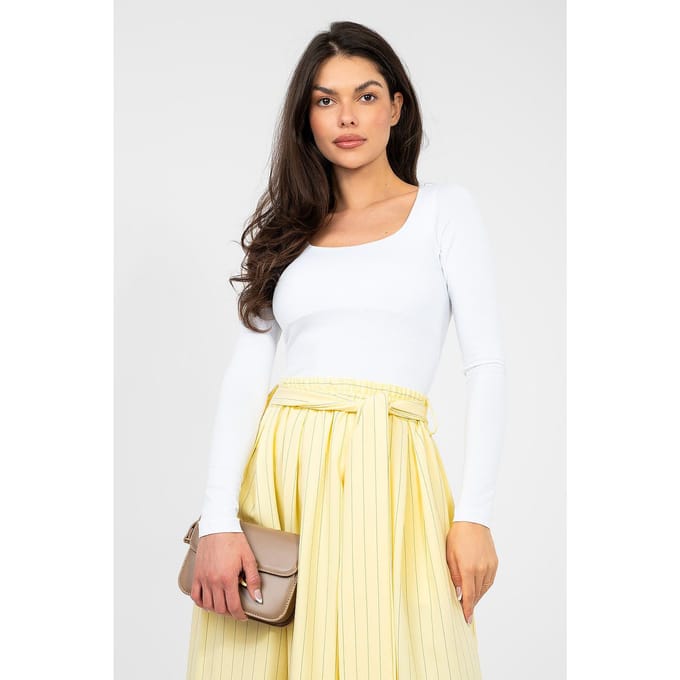 Luna Square Top - Wit / S/M