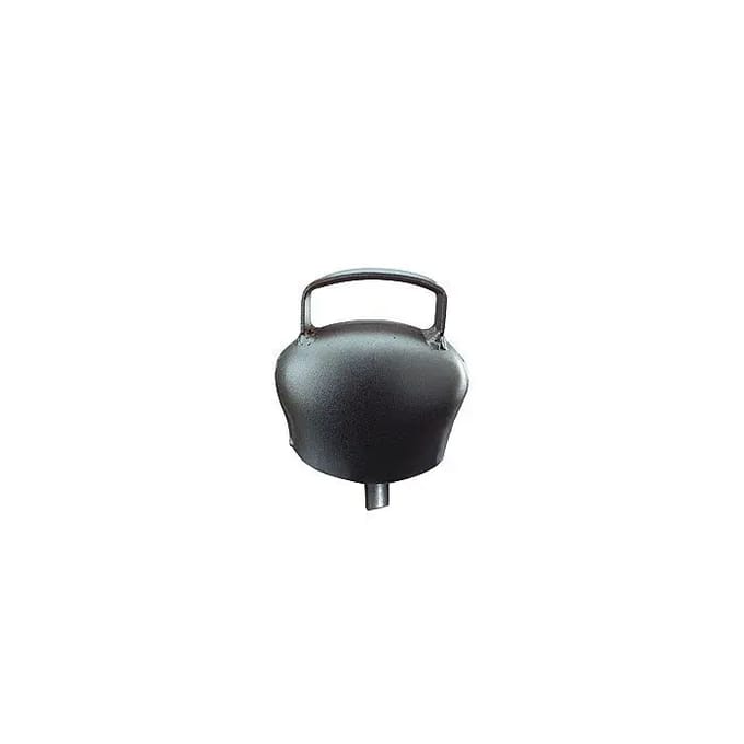 Gewelfde stalen bel Black Blue