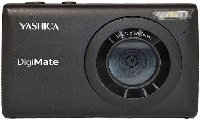 Yashica DigiMate - Compactcamera - 64 Megapixels - CMOS Beeldsensor - Zwart