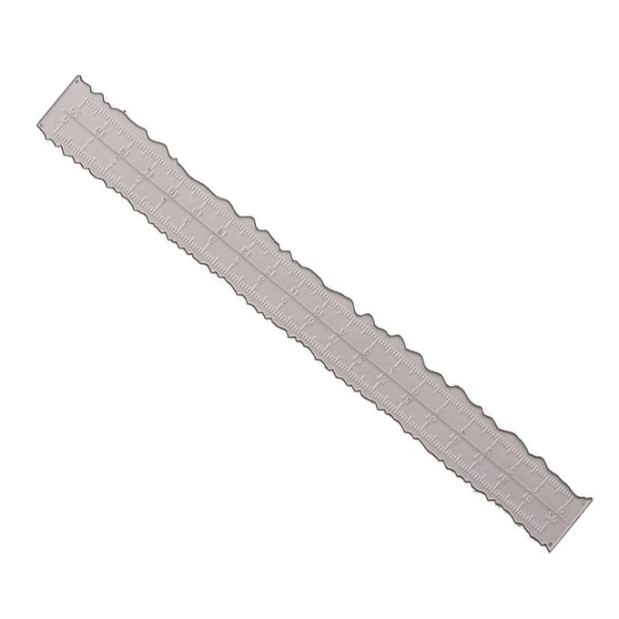 Papier Scheur Liniaal Koolstofstaal Multifunctioneel Nauwkeurig Irreguliere Randen Liniaal voor Tekenen white