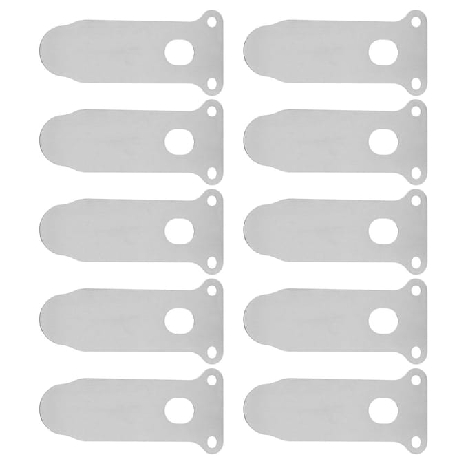 10 Stuks Luchtcompressor Klepplaat Staal Tongvorm Cilinder Accessoire Vervanging 62mm