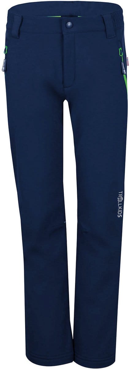 Trollkids Fjell Softshell Broek Blauw 128 cm Kinderen