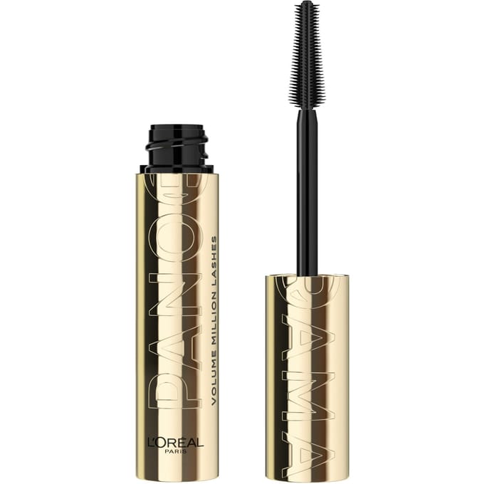 L'Oréal Paris Panorama Mascara Black - Lengte, separatie en volume Mascara - korte en lange borstelhaartjes voor groter lijkende ogen - Mascara voor gevoelige ogen – Zwart - 8ml