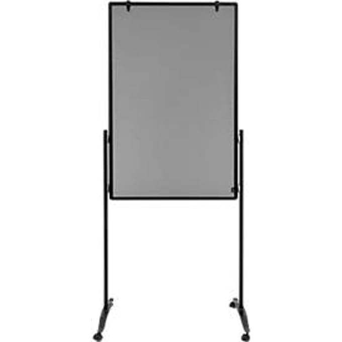 Legamaster Multiboard Premium Plus, prikbord en whiteboard, B 760 x H 1200 mm, grijs