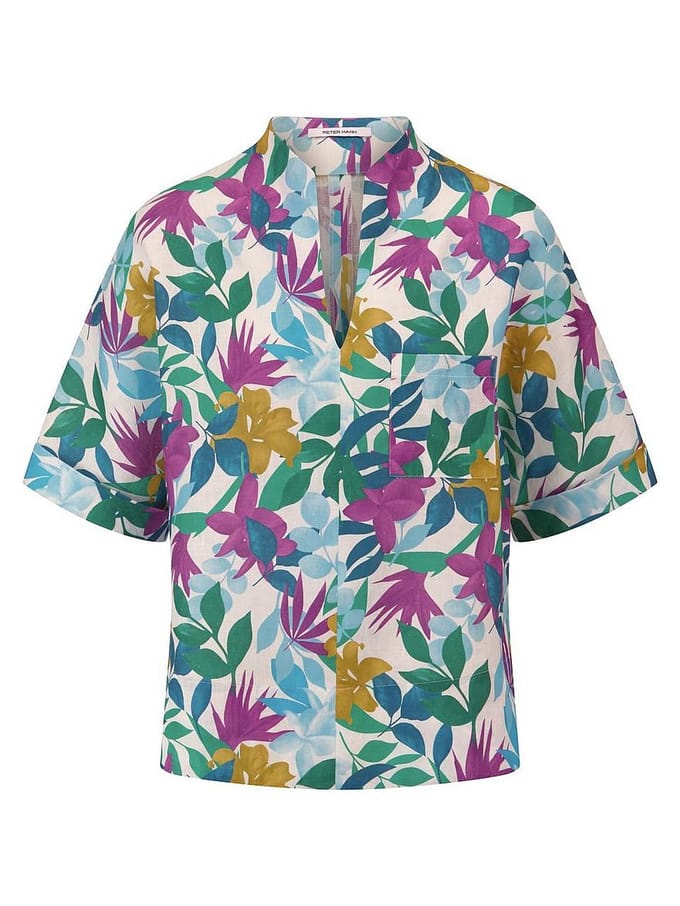 Blouse Van Peter Hahn wit