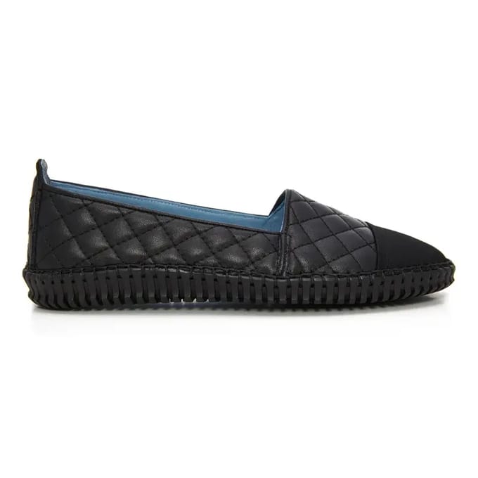 Gevlochten lederen espadrilles voor vrouwen El Cielo Ava