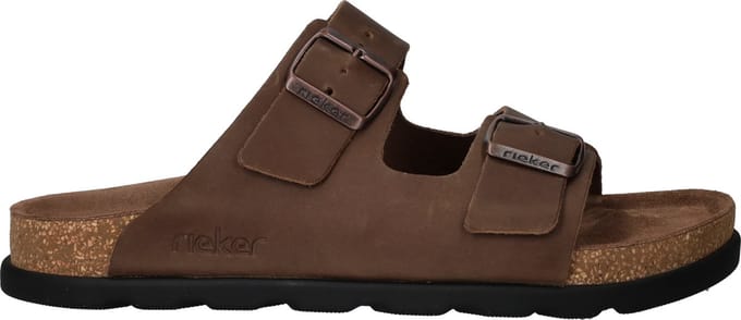 Rieker Sport Slippers - Heren - Bruin - Maat:43