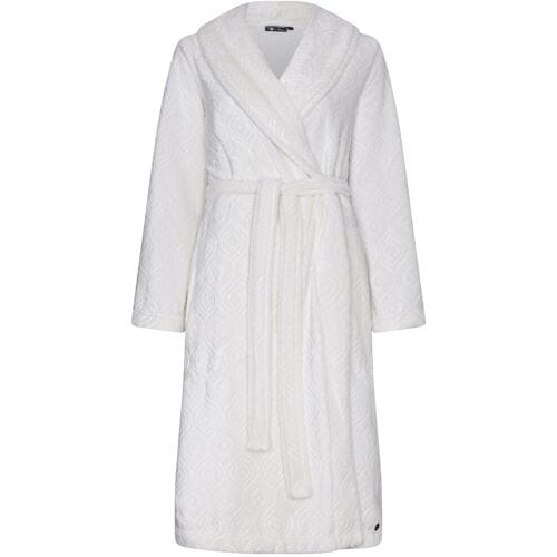 Pastunette Duurzame fleece badjas wit Wit vrouw XL