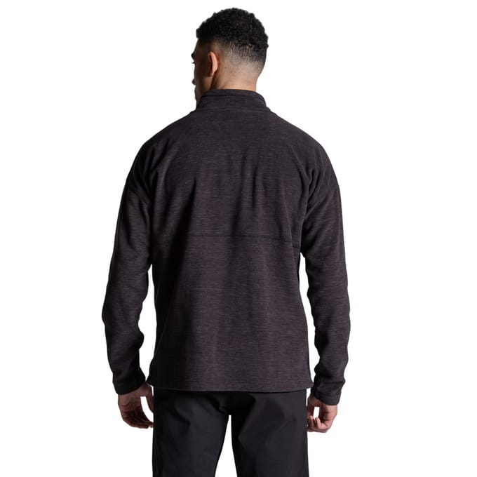 Craghoppers Heren Esk II Half Zip Fleece Top (Zwart)