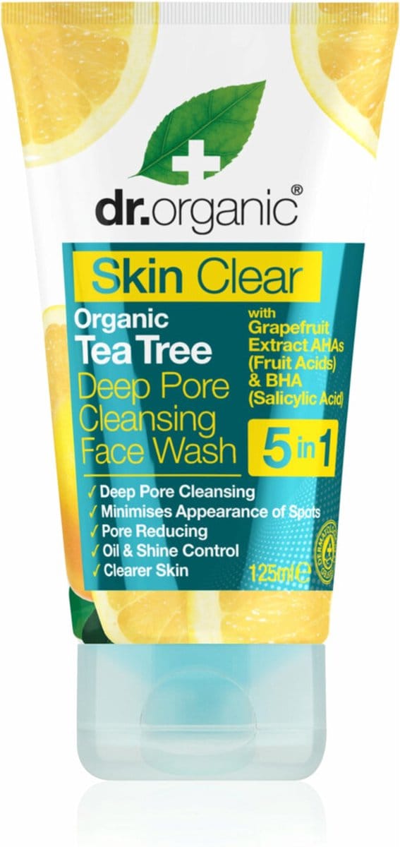 Dr Organic Skin Clear Gezichstreiniger BUNDEL (6x 125ml)