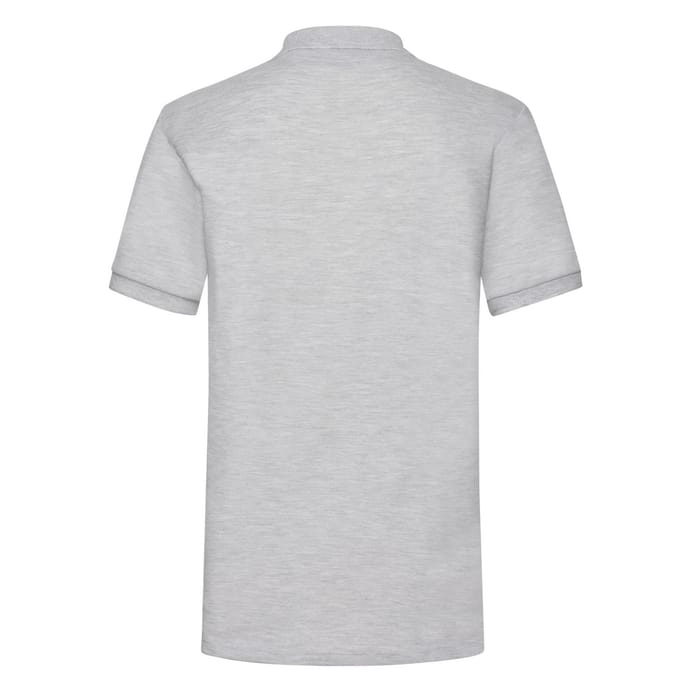 Fruit of the Loom Heren 65/35 Zwaargewicht Poloshirt (Heide Grijs)